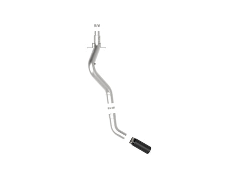 aFe Large Bore-HD 5 IN 409 SS DPF-Back Exhaust System w/Black Tip 20-21 GM Truck V8-6.6L - 49-44125-B
