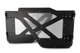 DV8 18-22 Jeep 4 Door JL/JT Aluminum Half Doors with Perforated Mesh Rear - HDJL-01R