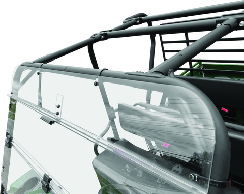 QuadBoss 09-22 Kawasaki KAF620M Mule 4010 4x4 Windbreak Folding Windshield - 375789