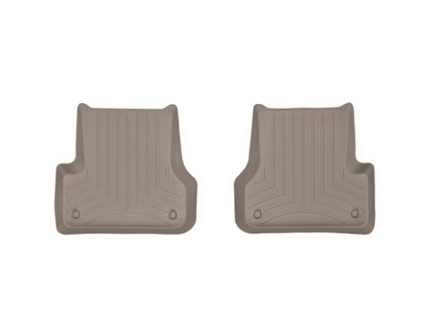 WeatherTech 12+ Audi A6 Rear FloorLiner - Tan - 453742