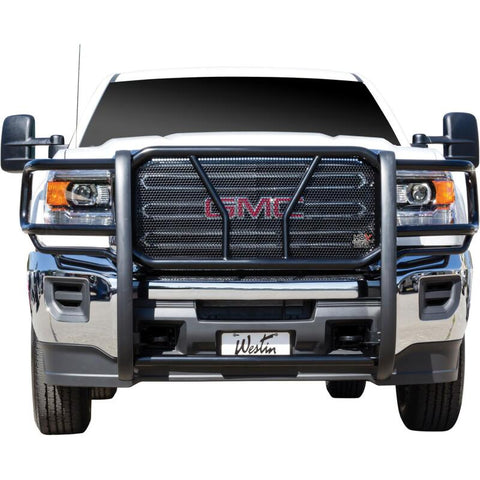 Westin 2015-2018 GMC Sierra 2500/3500 HDX Grille Guard - Black - 57-3795