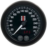 Autometer Stack Instruments 88mm 0-290 KM/H GPS Speedometer - Black - ST3804