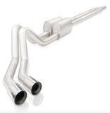 Stainless Works 2019+ Chevrolet Silverado 5.3L 3in Redline Catback Factory Connect Dual Polished Tip - CT19CBYR