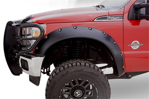 Bushwacker 11-16 Ford F-250 Super Duty Cutout Style Flares 2pc - Black - 20102-02