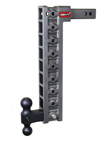 Gen-Y Mega Duty 2in Shank 20in Drop 1.5K TW 10K Hitch w/GH-031 Dual-Ball/GH-0100 Stabilizer Kit - GH-319