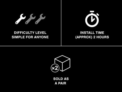 Raxiom 05-09 Ford Mustang Directional Sideview Mirrors - 94327