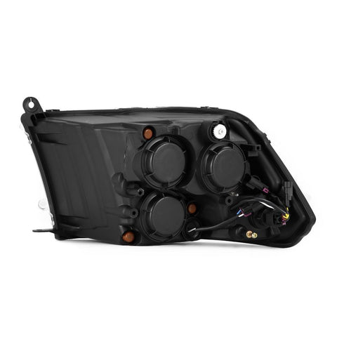 AlphaRex 09-18 Dodge Ram 2500 LUXX LED Proj Headlights Plank Style Chrm w/Activ Light/Seq Signal/DRL - 880559