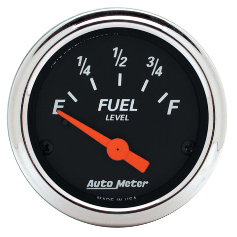 Autometer Designer Black 70-72 Chevelle/ El Camino/ Malibu Dash Kit 6pc Tach/MPH/Fuel/Oil/WTMP/Volt - 7026-DB