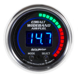 Autometer Cobalt 52mm Air/Fuel Ratio Pro Plus Digital w/ Peak & Warning Gauge - 6197