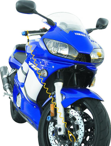 Bully Lock Reminder Disc Cable 4 ft. - Yellow - 132202