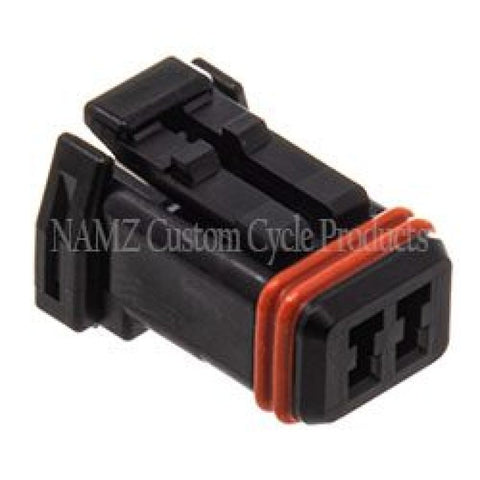 NAMZ JAE MX-1900 2-Position Female Black Socket Housing (HD 72906-11) - NJ-2S51