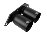 aFe Power Mach Force Xp 4in 304 SS Bolt-On Exhaust Tips Satin Black 14-19 Porsche 911 GT3 3.8L/4.0L - 49C36435-B