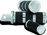 Performance Machine Footpegs XLS - Chrome - 0035-1161-CH