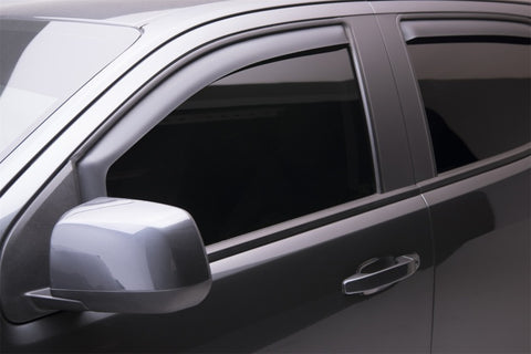 EGR 15 Chevy Colorado/GMC Canyon Crew Cab In-Channel Window Visors - Set of 4 - Matte (571395) - 571395