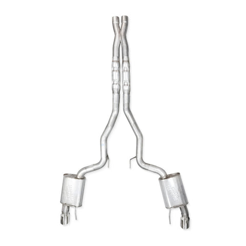 Stainless Works 2024 Mustang GT Catback Dual Tips Legend Sound H-Pipe Factory Connect Exhaust - M24CBHFCL