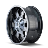 Mayhem 8103 Fierce 20x10 / 8x180 BP / -19mm Offset / 124.1mm Hub Chrome Wheel - 8103-2178C