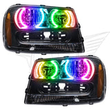 Oracle Chevrolet Trail Blazer 02-09 Halo Kit - ColorSHIFT w/ 2.0 Controller - 3972-333