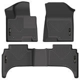 Husky Liners 2022 Hyundai Santa Cruz WeatherBeater Front & 2nd Seat Floor Liners - Black - 95531