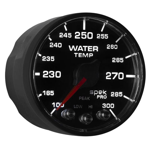 Autometer Spek-Pro - Nascar 2-1/16in Water Temp 100- 300F Bfb Ecu - P546328-N3