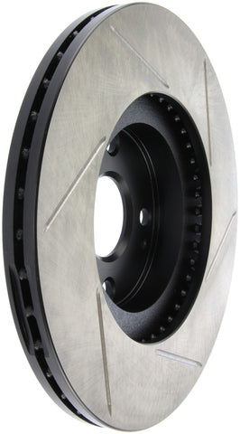 StopTech Power Slot 01-05 Mazda Miata Sport Suspension/Turbo SportStop Slotted Front Right Rotor - 126.45061SR