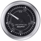 Autometer Chrono 2-1/16in 30INHG-30PSI Vacuum/Boost Gauge - 8159