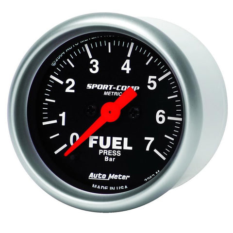 Autometer 2-1/16in 7BAR Digital Stepper Motor Sport-Comp Fuel Pressure Gauge - 3363-M