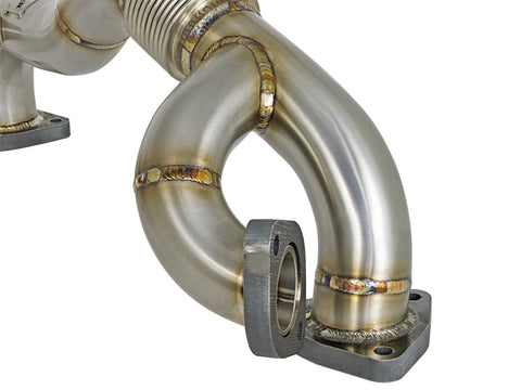 aFe Twisted Steel Power Package Up-Pipes / Manifold 08-10 Ford Diesel Trucks V8 6.4L (td) - 48-33016-PK