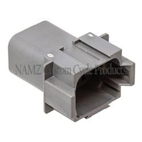 NAMZ Deutsch DT Series 8-Wire Receptacle & Wedgelock - Gray (HD 72128-94GY) - DR-8G