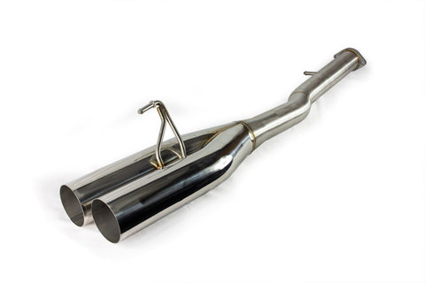 ISR Performance EP (Straight Pipes) Dual Tip Exhaust 4in - Nissan 350Z - IS-EPDUAL-350BO