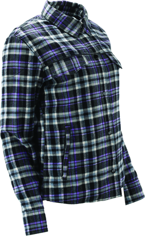 River Road Cameo Flannel Moto Shirt Womens - Small - 094527
