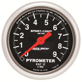 Autometer Sport-Comp 52.4mm 0-900 Deg C Electronic Pyrometer Gauge - 3344-M