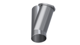 QTP 4in Weld-On QTEC Exhaust Cutout Y-Pipe - 10400
