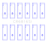 King Engine Bearings Suzuki H20A/H25A/H27A (Size +0.25mm) Connecting Rod Bearing Set - CR6816SI0.25
