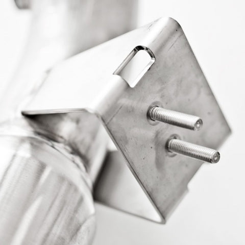 Stainless Works 2013-18 Ford Focus ST 3in High-Flow Cats Downpipe Factory Connection - FC13DPCAT