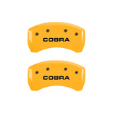 MGP 4 Caliper Covers Engraved Front & Rear MGP Yellow Finish Black Characters 2008 Ford F-150 - 10009SMGPYL