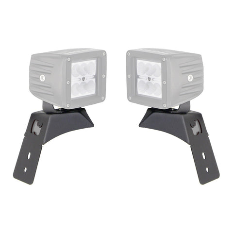 Go Rhino 18-20 Jeep Wrangler JL/JLU/Gladiator JT Light Mount - 3in Cube - 730035T