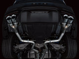 AWE 2024 Ford Mustang GT Fastback S650 RWD Track Edition Cat-Back Exhaust w/ Quad Chrome Silver Tips - 3020-42650