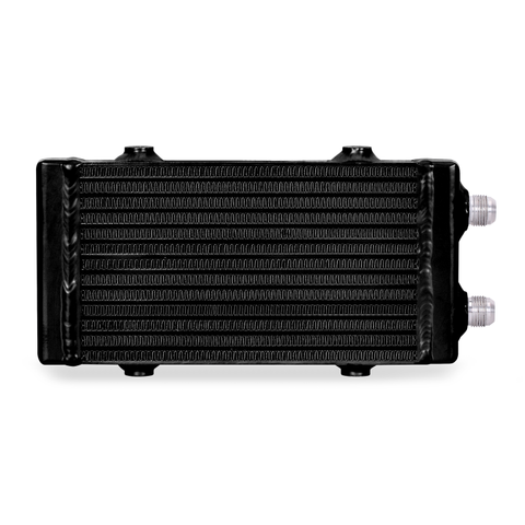 Mishimoto Universal Small Bar and Plate Dual Pass Black Oil Cooler - MMOC-DP-SBK