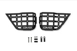 DV8 Offroad 11-18 Jeep Wrangler JK 4 Door Only Rear Door Pocket Molle Panels - Black - MPJK-06