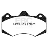 EBC AP Racing Caliper CP7040 Yellowstuff Brake Pads - DP4062R