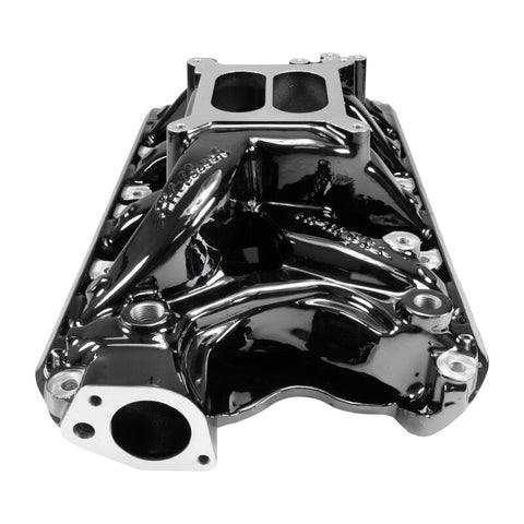 Edelbrock RPM Air-Gap Small Block Ford 351W Intake Manifold - Black Plasma Finish - 7581-BP