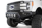 Addictive Desert Designs 17-20 Ford Super Duty Bomber Front Bumper w/ Mounts For 4 Rigid 360 6in - F160014110103