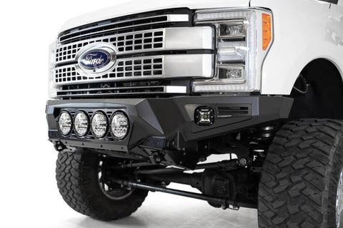Addictive Desert Designs 17-20 Ford Super Duty Bomber Front Bumper w/ Mounts For 4 Rigid 360 6in - F160014110103