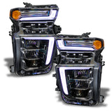 Oracle 2021 Chevy Silverado HD 2500/3500 RGB+W Headlight DRL Upgrade Kit ColorSHIFT 2 - 1452-333