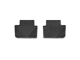 WeatherTech 04+ BMW X3 Rear Rubber Mats - Black - W146