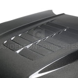 Anderson Composites 15-17 Ford Mustang (Excl. GT350/GT350R) Double Sided Type-GT5 Carbon Fiber Hood - AC-HD15FDMU-GT5-DS