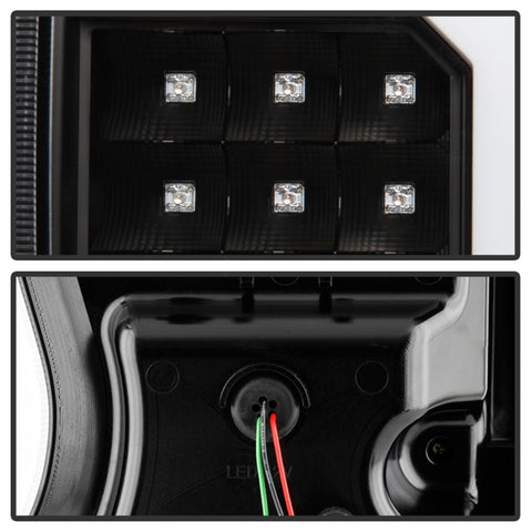 Spyder 04-09 Dodge Durango LED Tail Lights - Black ALT-YD-DDU04-LED-BK - 5086532