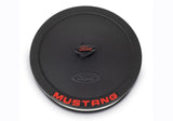 Ford Racing Air Cleaner Kit - Black Crinkle Finish w/ Red Mustang Emblem - 302-362