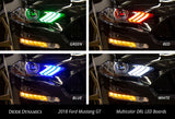Diode Dynamics 18-23 Ford Mustang RGBW DRL LED Boards - DD2245