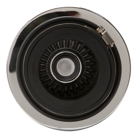 Edelbrock Air Filter Pro-Flo Series Conical 3 7In Tall Black/Chrome - 43610
